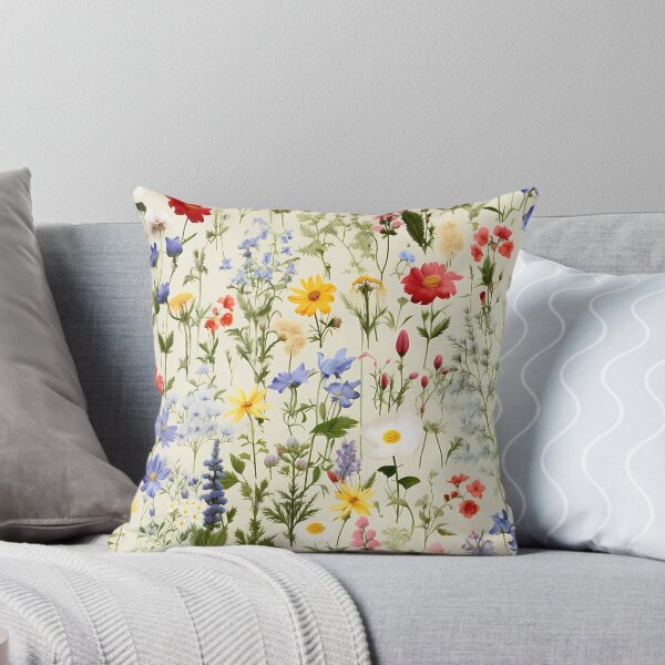 Item preview, Wild flowers from the fields, tiled design designed and sold by alambic-designs.