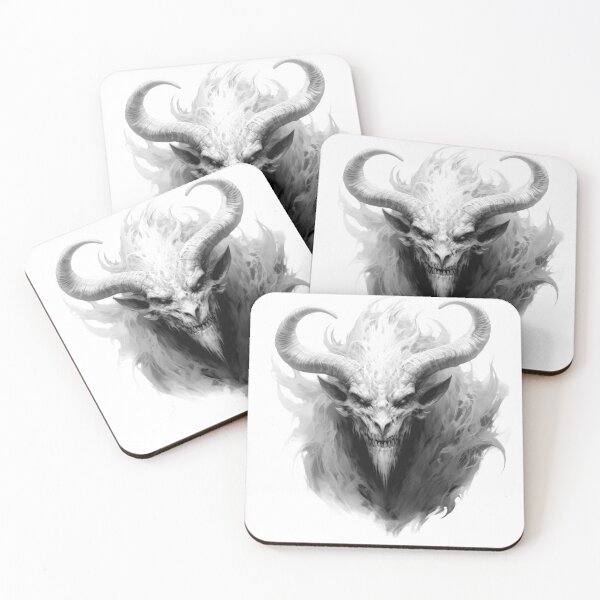 Item preview, Fantasy monsters with horns Dark Gothic designed and sold by Tomioka-Art.