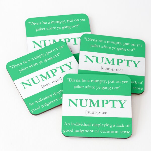 Item preview, Numpty - Scottish Word designed and sold by moraydesigns.