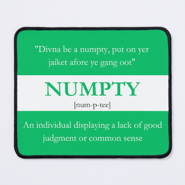 Item preview, Numpty - Scottish Word designed and sold by moraydesigns.
