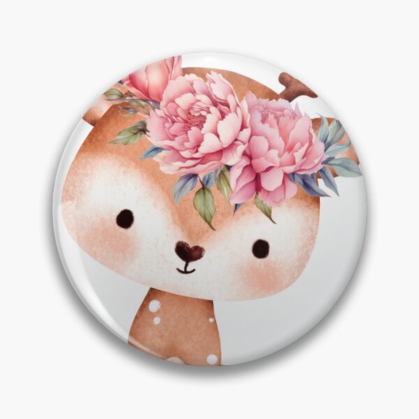 Item preview, cute roe deer designed and sold by WondersofEmily.