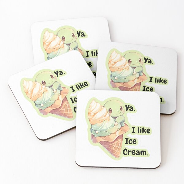 Item preview, Ya. I like Ice Cream Turtle Ice Cream Cone Sticker and Shirt Design inspired by TMNT designed and sold by ZEESDESIGN.