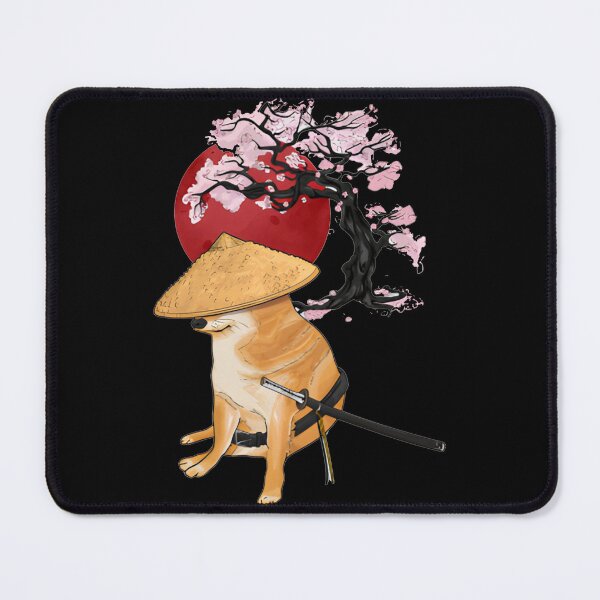 Item preview, cheems samurai designed and sold by masinibobus.