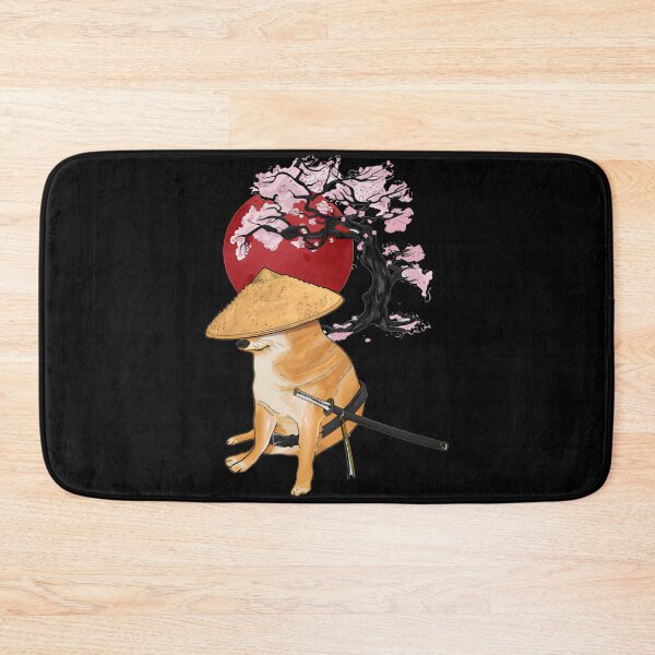 Item preview, cheems samurai designed and sold by masinibobus.
