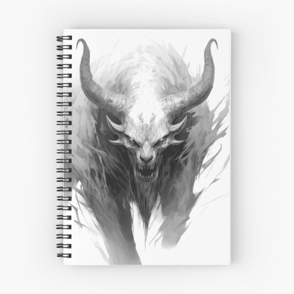 Item preview, Fantasy monsters with horns Dark Gothic designed and sold by Tomioka-Art.