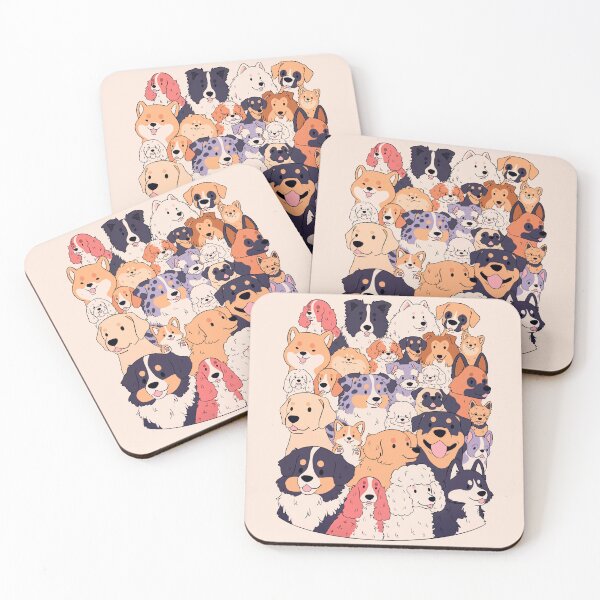 Item preview, Dog pile! Cute dog breeds stack designed and sold by Yaragold.