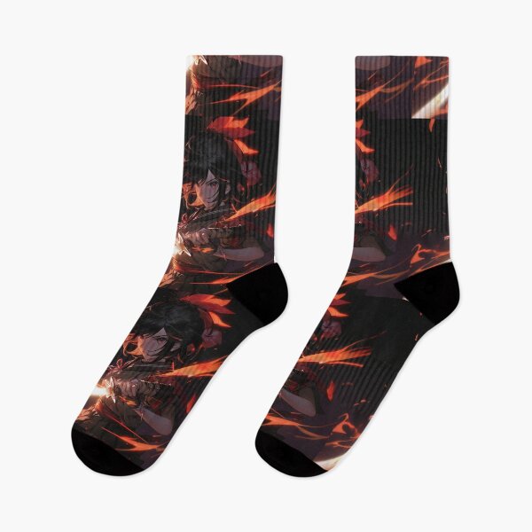 Item preview, Fiery warrior girl - anime designed and sold by SurtonDesign.