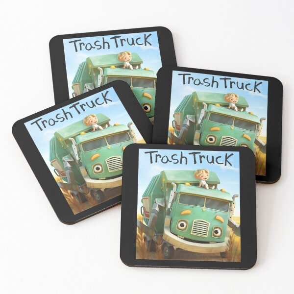 Item preview, hank and trash truck cartoon designed and sold by ClothingKellen.