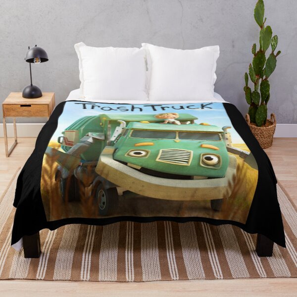 Item preview, hank and trash truck cartoon designed and sold by ClothingKellen.