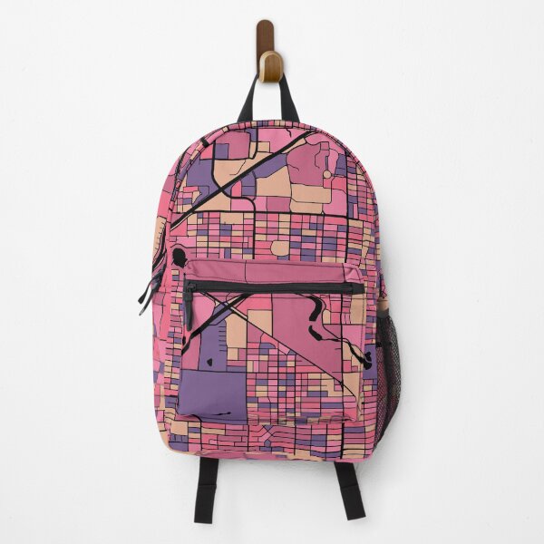 Item preview, Lubbock Map Pattern in Purple & Pink designed and sold by PatternMaps.
