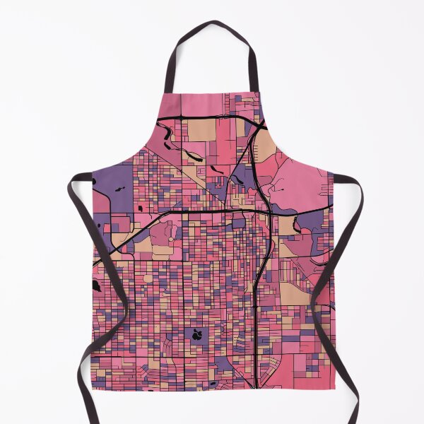 Item preview, Lubbock Map Pattern in Purple & Pink designed and sold by PatternMaps.