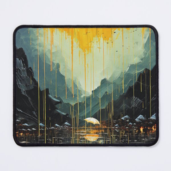 Item preview, Rain in the mountain abstract designed and sold by LazyLifestyle.