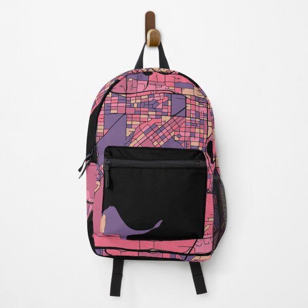 Item preview, Madison Map Pattern in Purple & Pink designed and sold by PatternMaps.