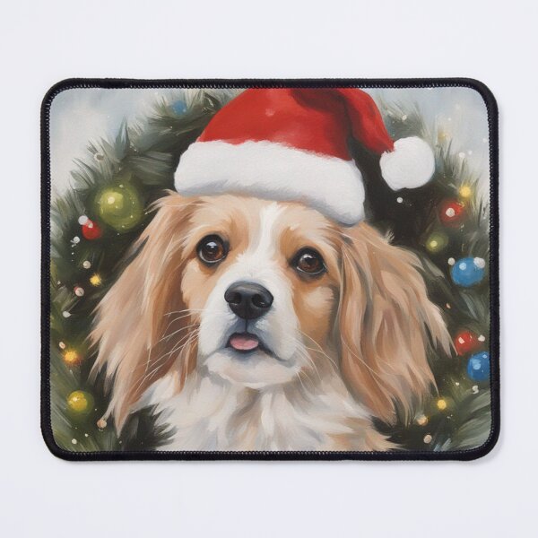 Item preview, Cute Christmas Golden Beagle Dog designed and sold by PetArt ⭐⭐⭐⭐⭐.