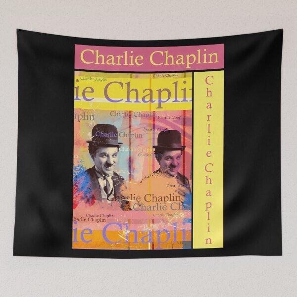 Item preview, Portrait of English actor and comedian Charlie Chaplin designed and sold by ArtClothesExec.