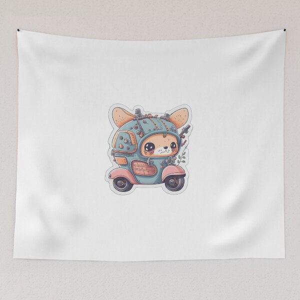 Item preview, Chopper's Charm: Adorable Canine Art Delights designed and sold by FashionRex.