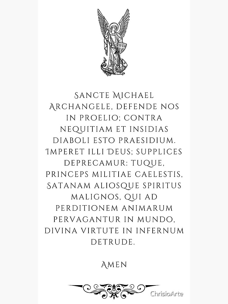Saint Michael The Archangel (Papa Leo XIII) (em inglês)