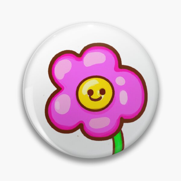 Item preview, Smiling pink Flower designed and sold by MaxandMiaTwins.