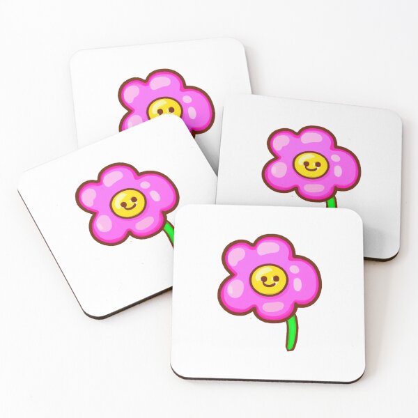 Item preview, Smiling pink Flower designed and sold by MaxandMiaTwins.