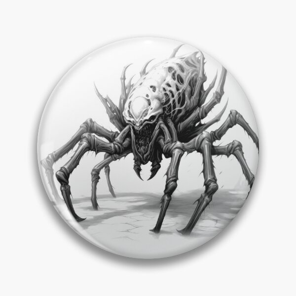Item preview, Fantasy Monster Dark Gothic Halloween Spider Beast designed and sold by Tomioka-Art.