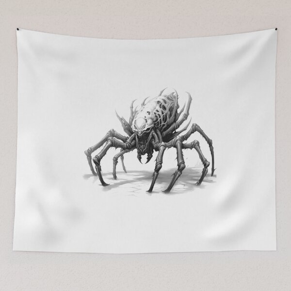 Item preview, Fantasy Monster Dark Gothic Halloween Spider Beast designed and sold by Tomioka-Art.
