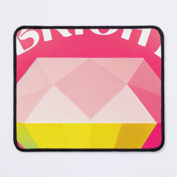 Item preview, Dazzling Diamond Abstract Vibrant Pink-Yellow Modern Art designed and sold by PinkNomad.