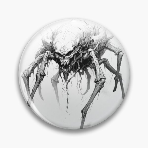 Item preview, Fantasy Monster Dark Gothic Halloween Spider Beast designed and sold by Tomioka-Art.