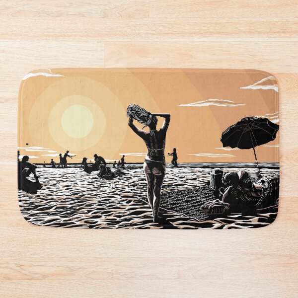 Item preview, Geula Beach Sunset Orange designed and sold by OHafner.