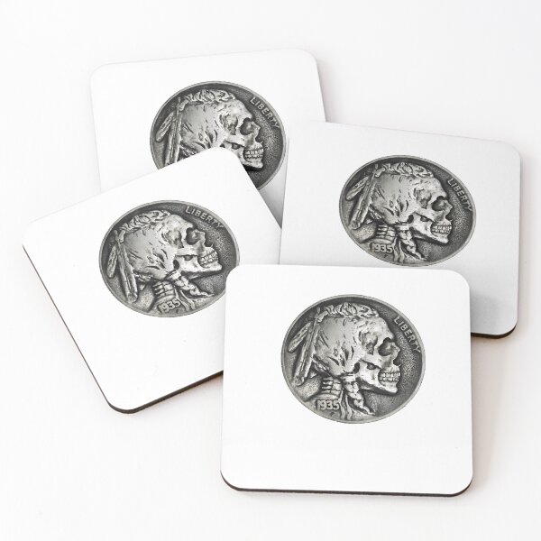 Item preview, Indian Head Skull Nickel  	 designed and sold by wvwtoyfogt30.