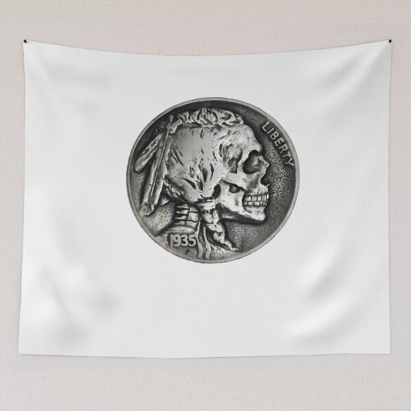 Item preview, Indian Head Skull Nickel  	 designed and sold by wvwtoyfogt30.