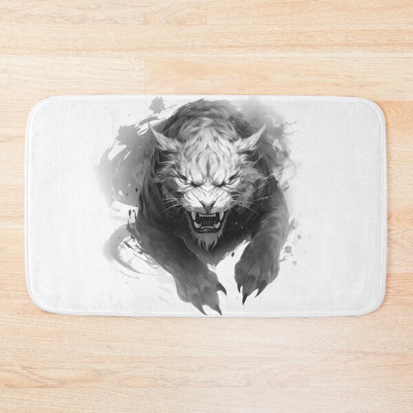 Item preview, Fantasy Tiger/Panther Monster Dark Gothic Halloween Claws Beast designed and sold by Tomioka-Art.