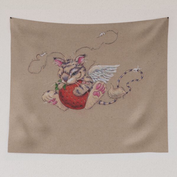 Item preview, That Critter certainly Likes Strawberries designed and sold by justteejay.