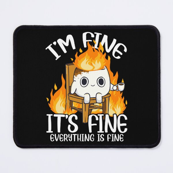 Item preview, Marshmallow I'm Fine Meme Outdoor Men Kids Women Camping designed and sold by KsuAnn.