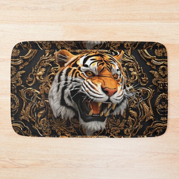 Item preview, Vibrant and fierce, the graffiti mural of a tiger commands attention. designed and sold by Best-Art-32.