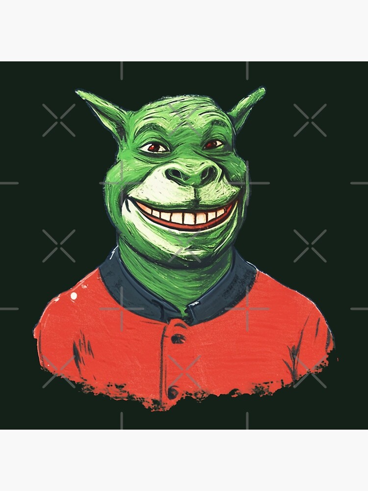 shrek meme | Art Board Print