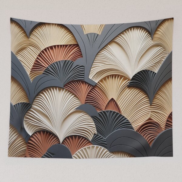 Item preview, Scandi luxe: Art Deco paper art with Nordic flair designed and sold by midmonty.