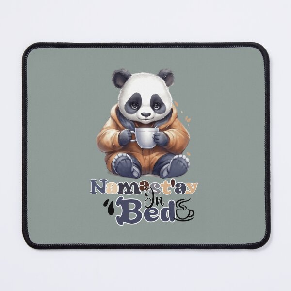 Item preview, Cute kawaii Panda with a cup of coffee designed and sold by Tsifra.