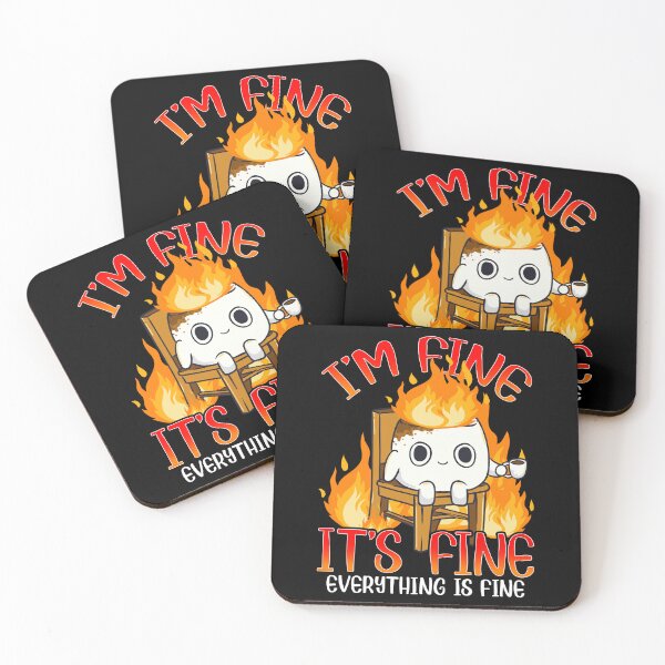 Item preview, Marshmallow I'm Fine Meme Outdoor Men Kids Women Camping designed and sold by KsuAnn.