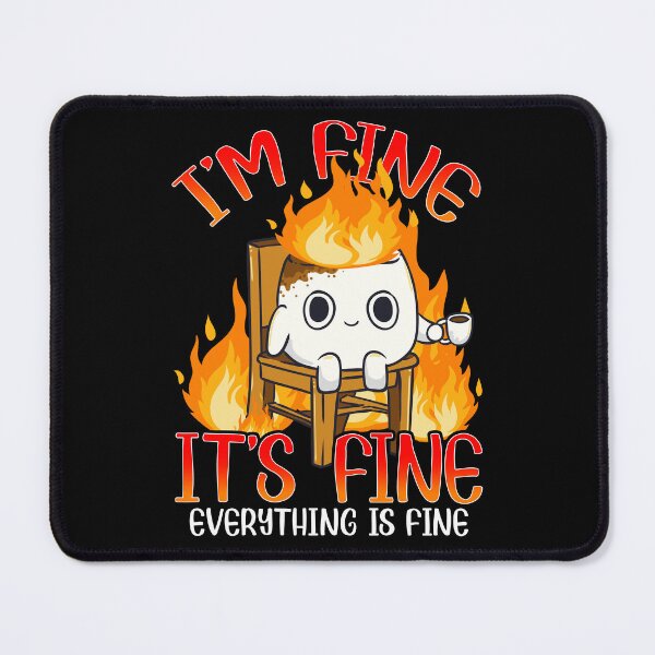 Item preview, Marshmallow I'm Fine Meme Outdoor Men Kids Women Camping designed and sold by KsuAnn.