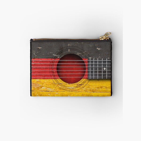 Item preview, Old Vintage Acoustic Guitar with German Flag designed and sold by JeffBartels.