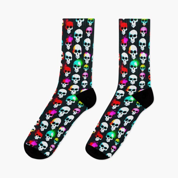 Item preview, Skulls 27 - Trippy Cranium Pattern designed and sold by TheThirdEye.