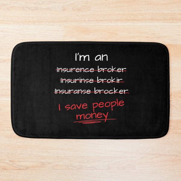 Item preview, I Save People Money Insurance Brokers designed and sold by MooonTees.