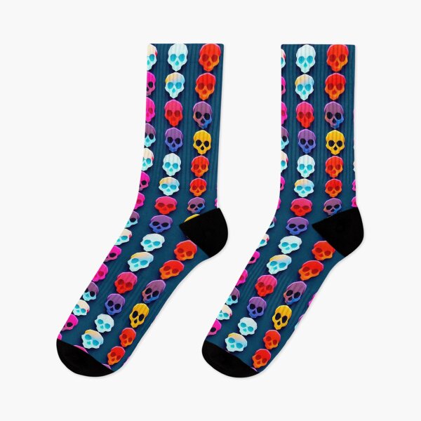 Item preview, Skulls 29 - Trippy Cranium Pattern designed and sold by TheThirdEye.