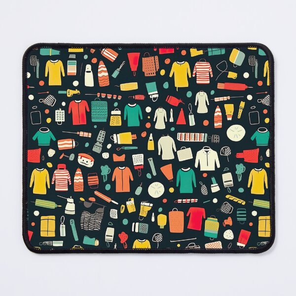 Item preview, Modern design with motifs reminiscent of small sweaters and shirts designed and sold by Pflugart.
