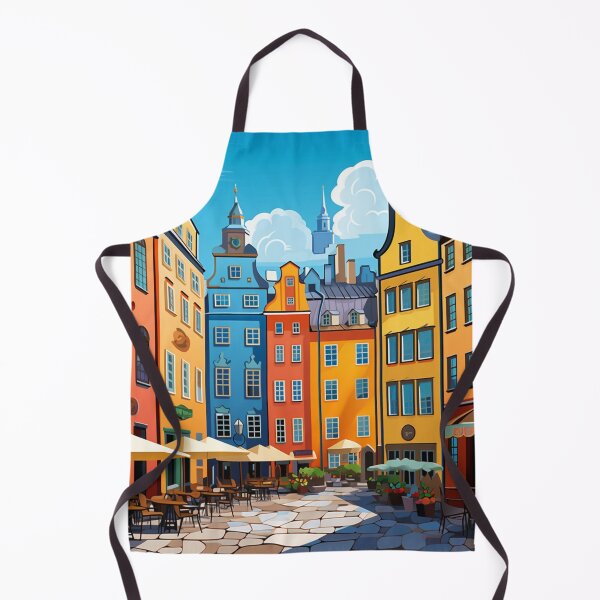Item preview, Una impresión de viaje de arte pop de Estocolmo - Suecia designed and sold by StudioRedKoala.