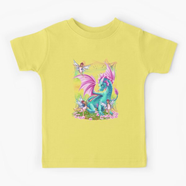 Item preview, Fairy tale Dragon and fairy friends, fantasy art designed and sold by LoneAngel.