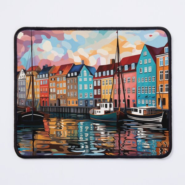 Item preview, A Pop Art Travel Print of Copenhagen - Denmark designed and sold by StudioRedKoala.