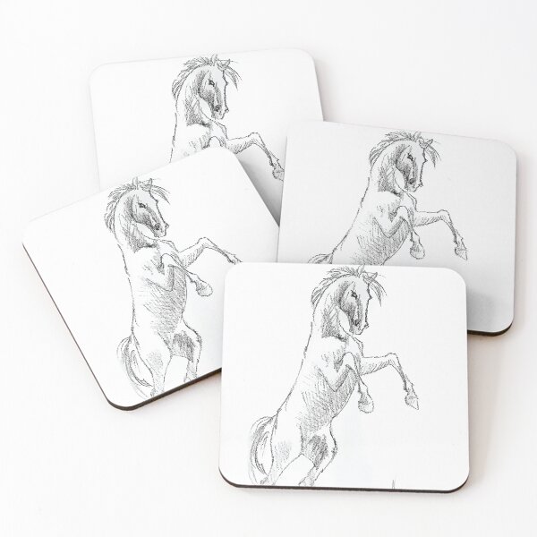 Item preview, Rearing horse  designed and sold by Natalia Mikhaylina.