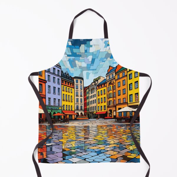 Item preview, A Pop Art Travel Print of Warsaw - Poland designed and sold by StudioRedKoala.