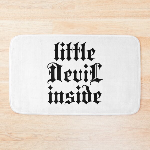 Item preview, Little Devil inside | Stylish Goth Typography designed and sold by ProdbyNiECO.